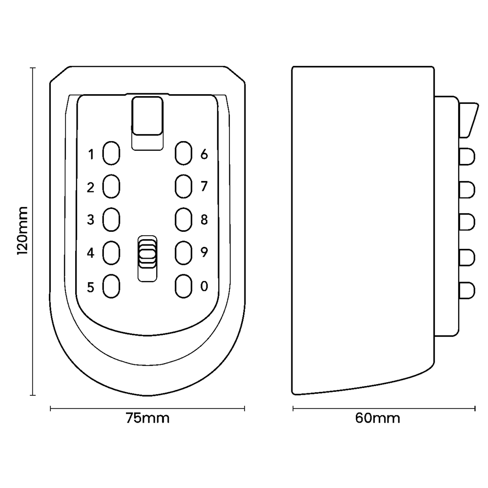 Asec Security Key Safe