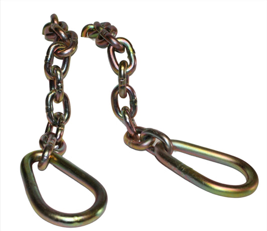 1.5M long 10mm diameter link Security Chain Pear Ends